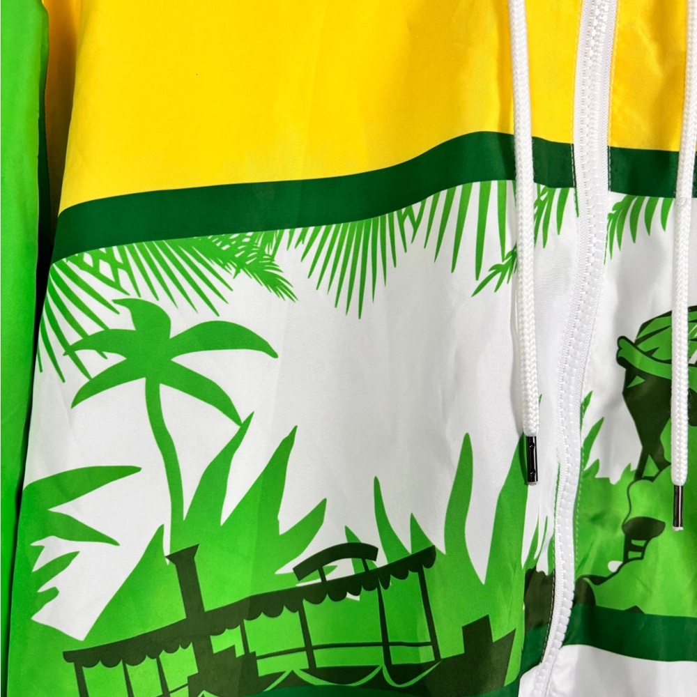 Disney Green and Yellow Windbreaker - Picture 6 of 10